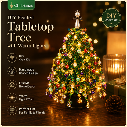 🎄 DIY Christmas tree bead kit – MAKE YOUR OWN SPARKLING CHRISTMAS TREE ✨