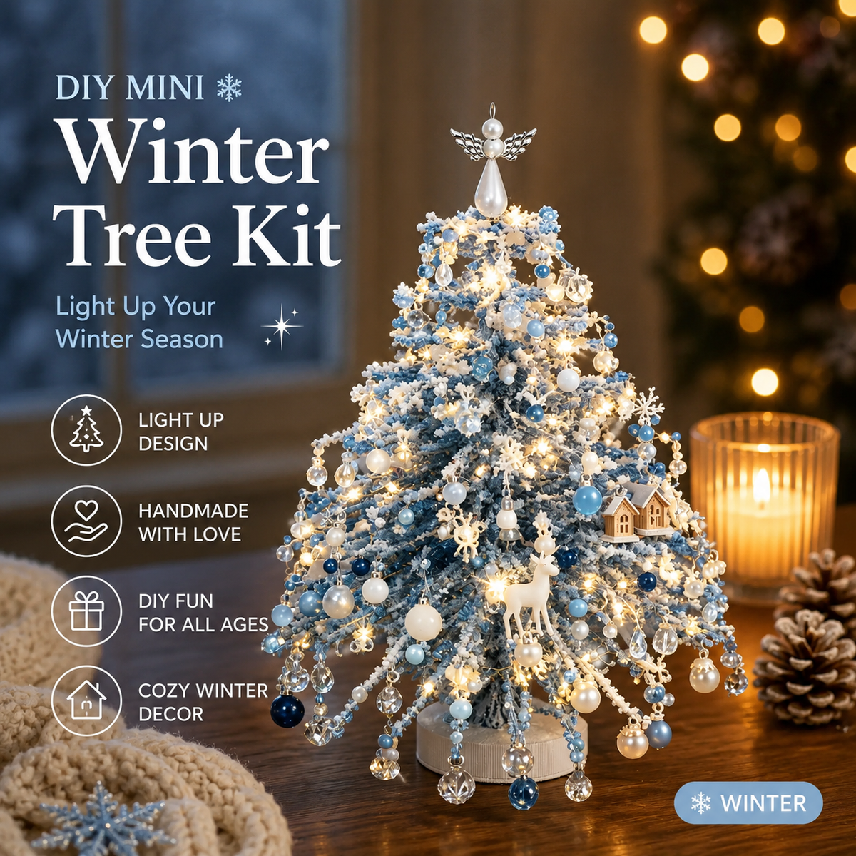 🎄 DIY Christmas tree bead kit – MAKE YOUR OWN SPARKLING CHRISTMAS TREE ✨