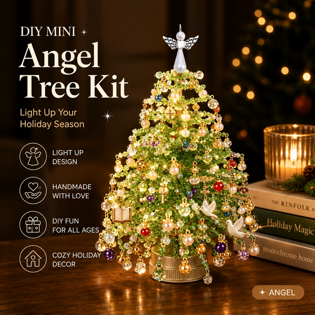 🎄 DIY Christmas tree bead kit – MAKE YOUR OWN SPARKLING CHRISTMAS TREE ✨
