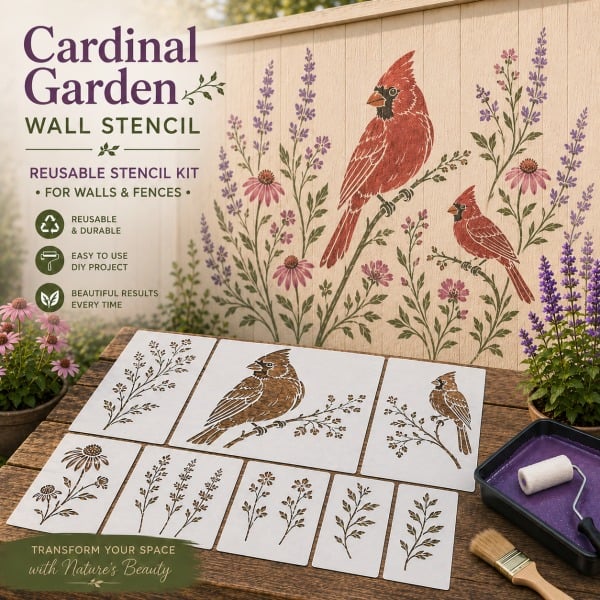 Transform Any Wall Into a Stunning Garden Mural in Minutes
