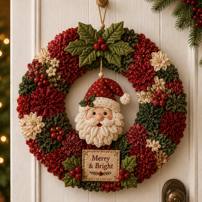 🔥49% Off Last Day - 3D Fabric Poke Wreath DIY Kit