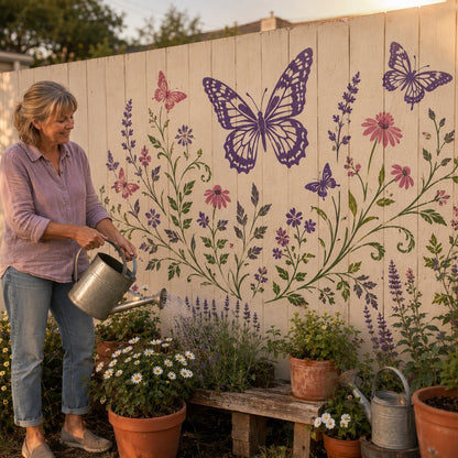 Transform Any Wall Into a Stunning Garden Mural in Minutes