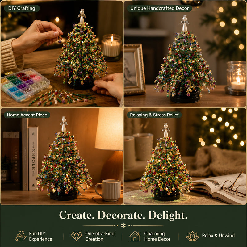 🎄 DIY Christmas tree bead kit – MAKE YOUR OWN SPARKLING CHRISTMAS TREE ✨