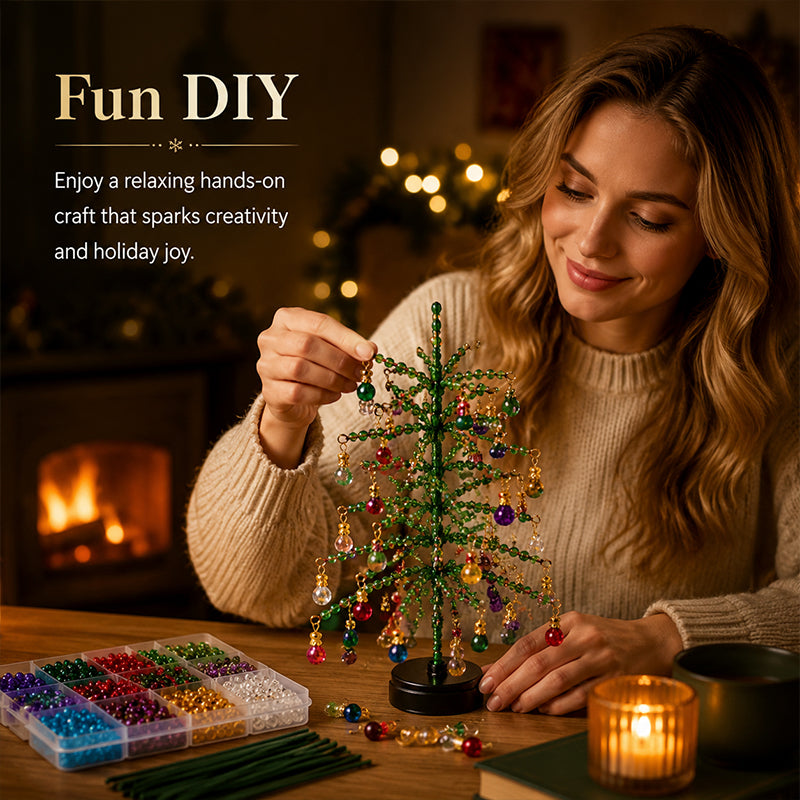 🎄 DIY Christmas tree bead kit – MAKE YOUR OWN SPARKLING CHRISTMAS TREE ✨