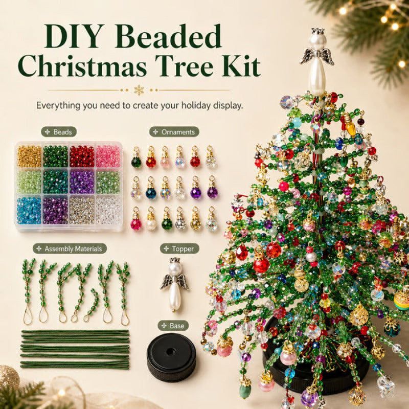 🎄 DIY Christmas tree bead kit – MAKE YOUR OWN SPARKLING CHRISTMAS TREE ✨