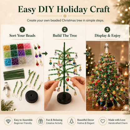 🎄 DIY Christmas tree bead kit – MAKE YOUR OWN SPARKLING CHRISTMAS TREE ✨