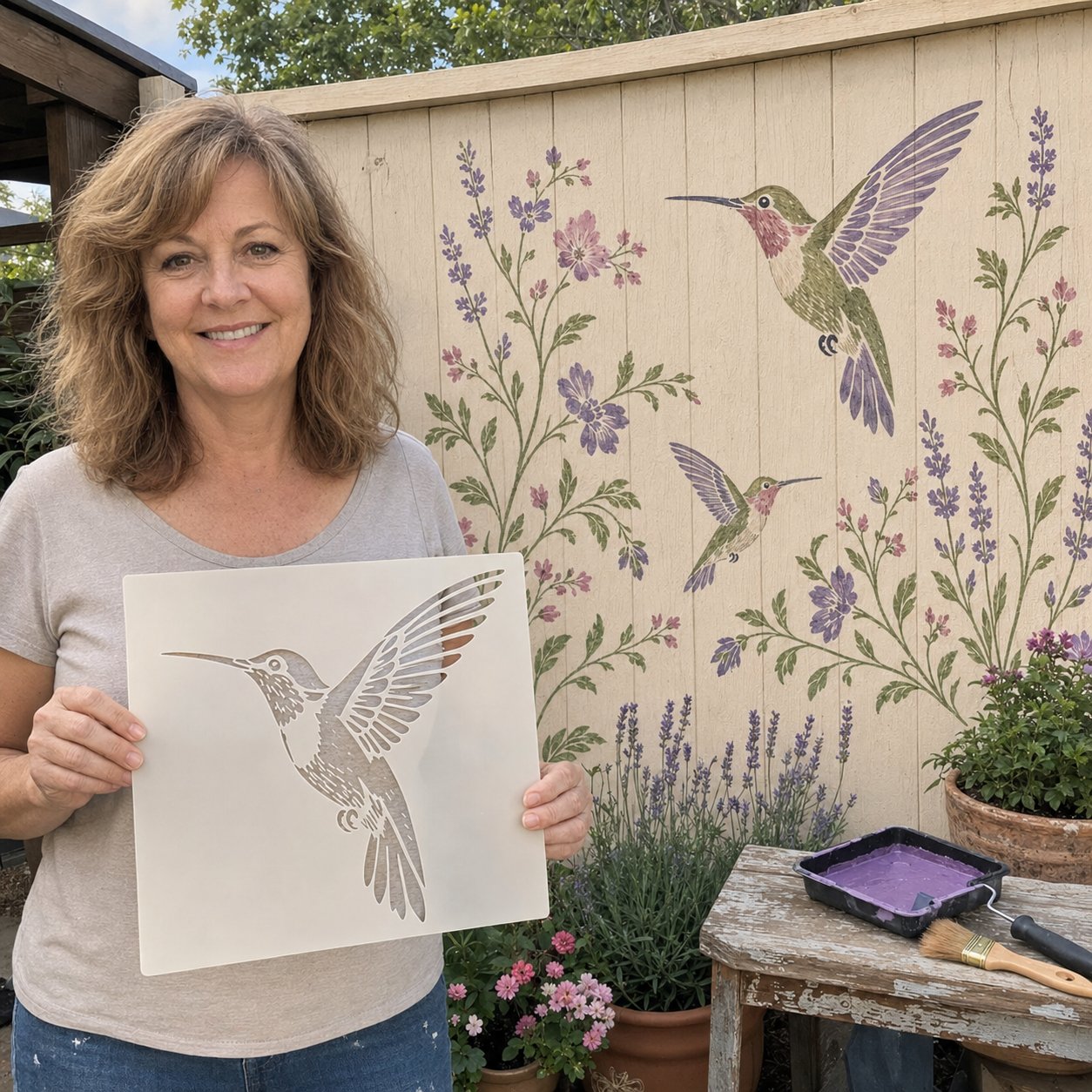 Transform Any Wall Into a Stunning Garden Mural in Minutes